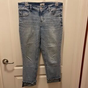 Maurices Light Blue Straight Leg Jeans